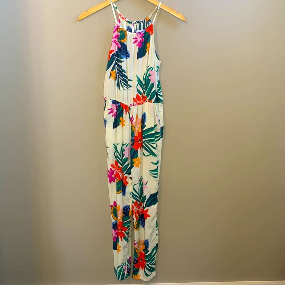 Girls Old Navy Floral Sleeveless Romper